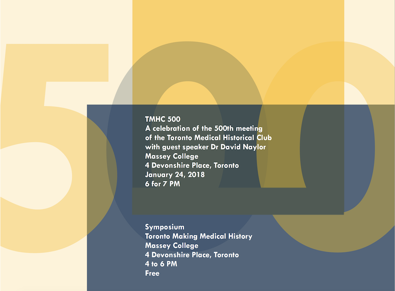 Toronto Medical Historical Club 500