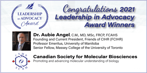 Aubie Angel – Research Canada, Leadership in Advocacy Award
