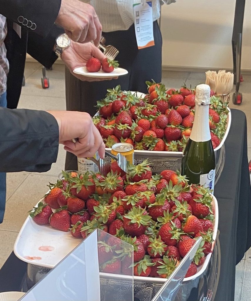 strawberries and champagne