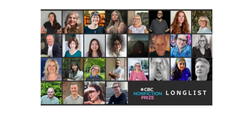 Charles Hayter Long Listed for CBC Nonfiction Prize
