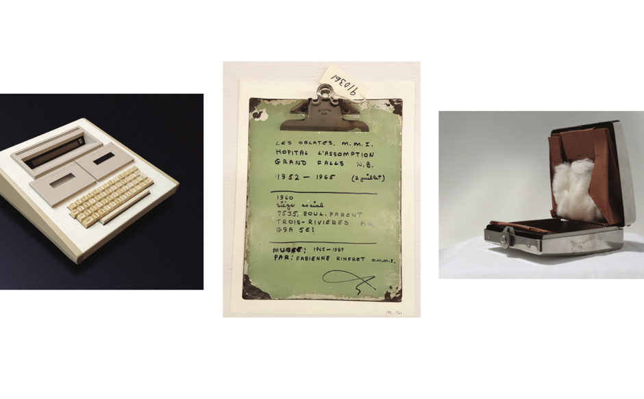 computer, clipboard, sputum cup