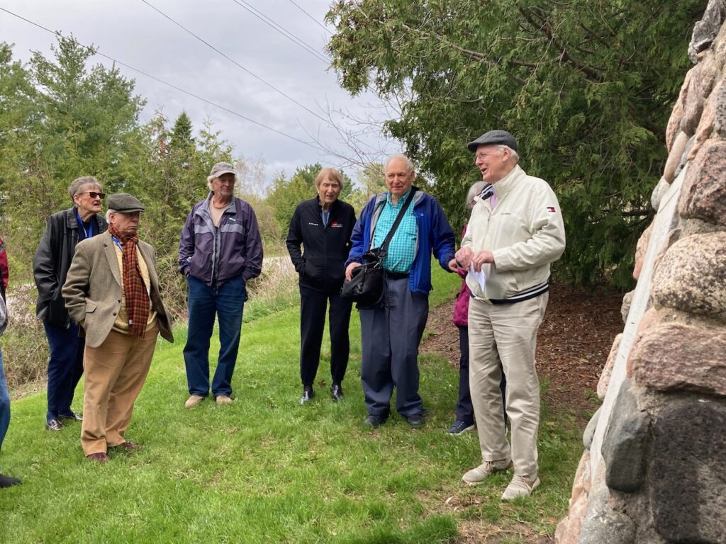 Peter Kopplin at Osler Cairn, Bond Head